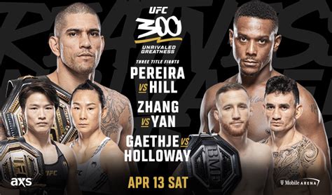 ufc 300 chanel|UFC 300 live stream free.